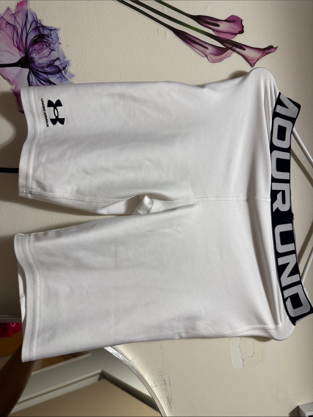 Under Armour Men’s White Compression Shorts